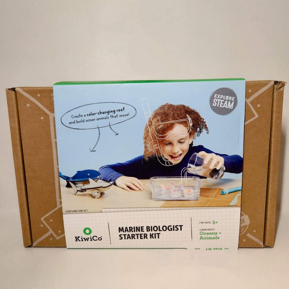 NEW KiwiCo. Marine Biologist Science Kit Biology Ocean Life Craft Kit Summer fun